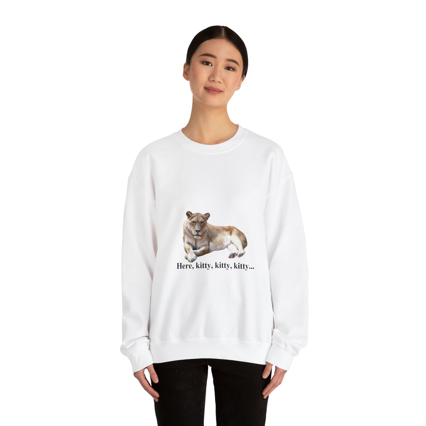 Unisex Lioness Big Cats Crewneck Sweatshirt