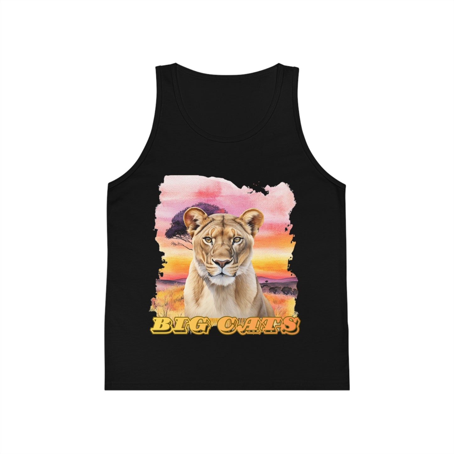 Girl's Lioness Big Cats Tank Top