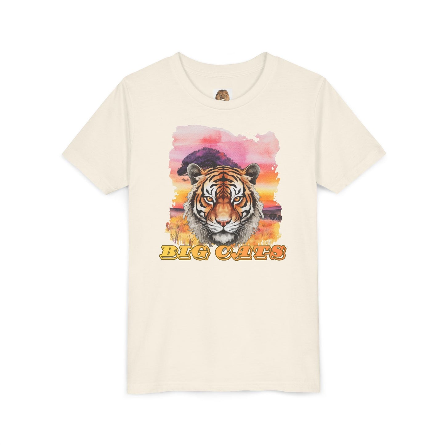 Girl's Tiger Big Cats Short Sleeve Tee
