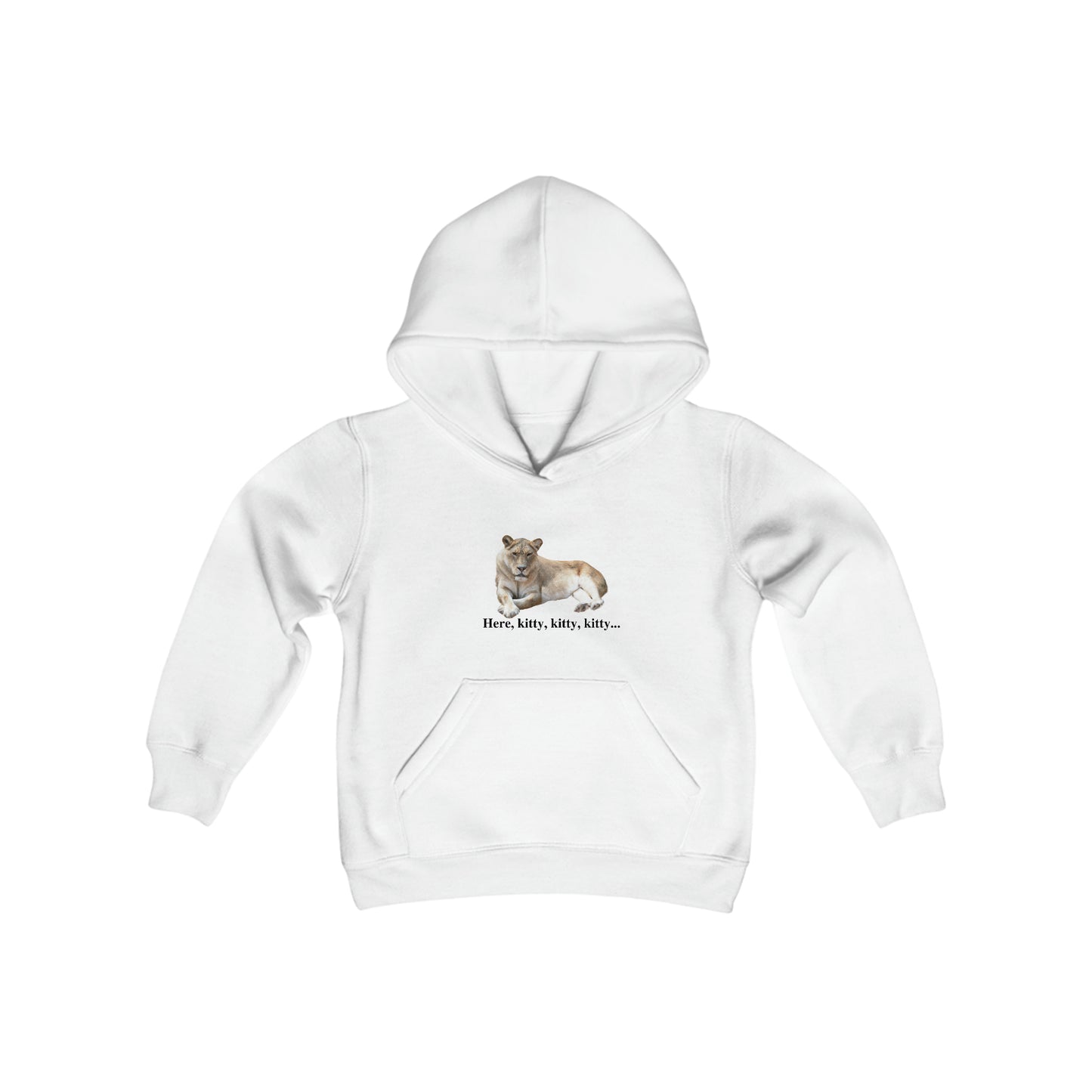 Youth Lioness Big Cats Hooded Sweatshirt