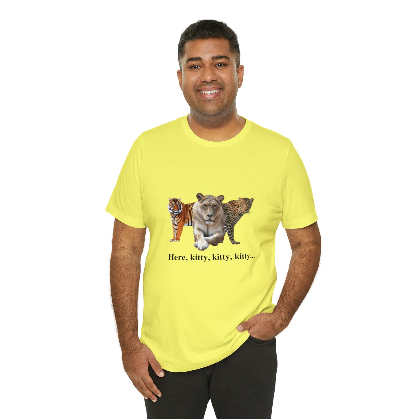 Unisex Big Cats Lioness Short Sleeve Tee