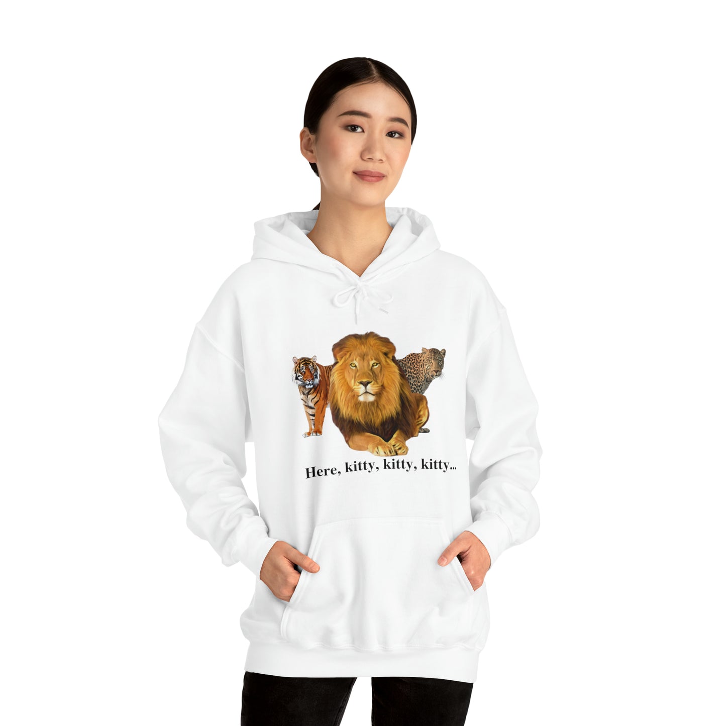 Unisex Big Cats Hooded Sweatshirt