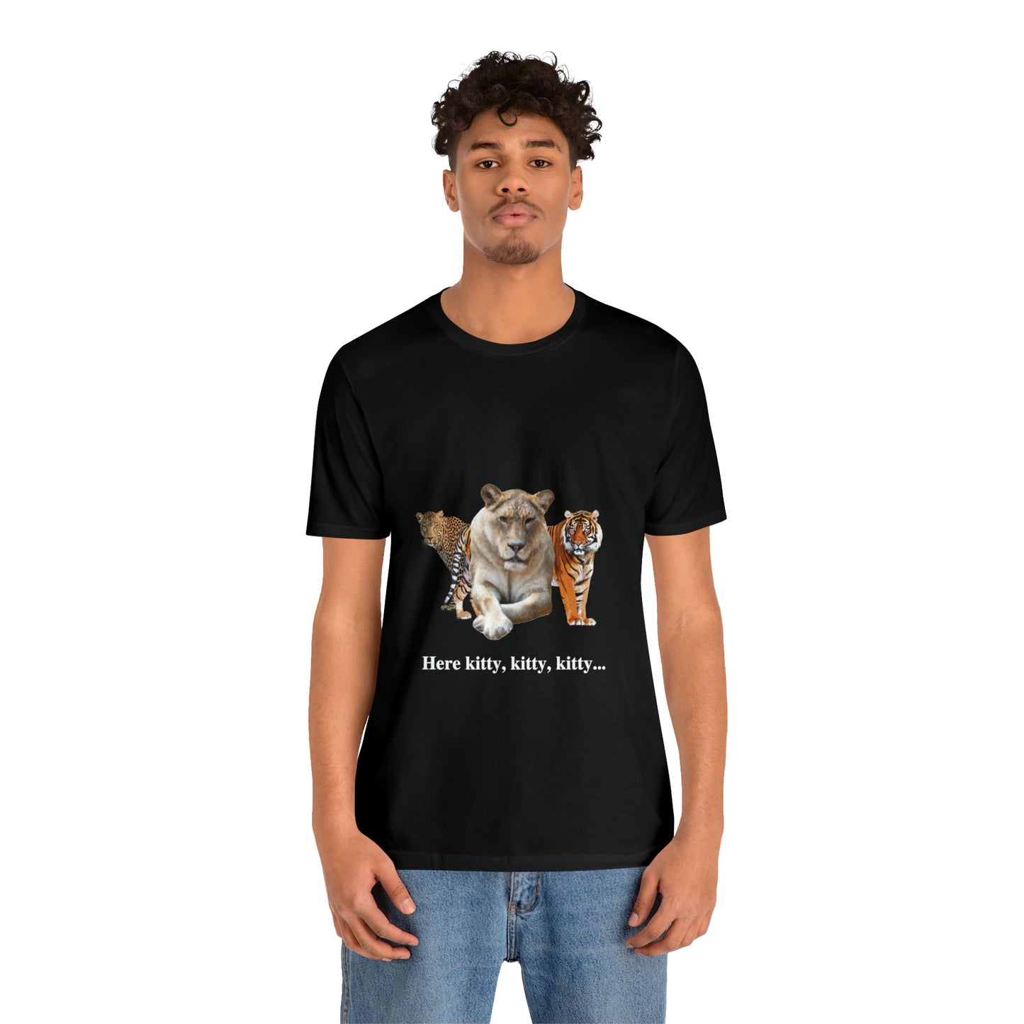 Unisex Big Cats Lioness Short Sleeve Tee