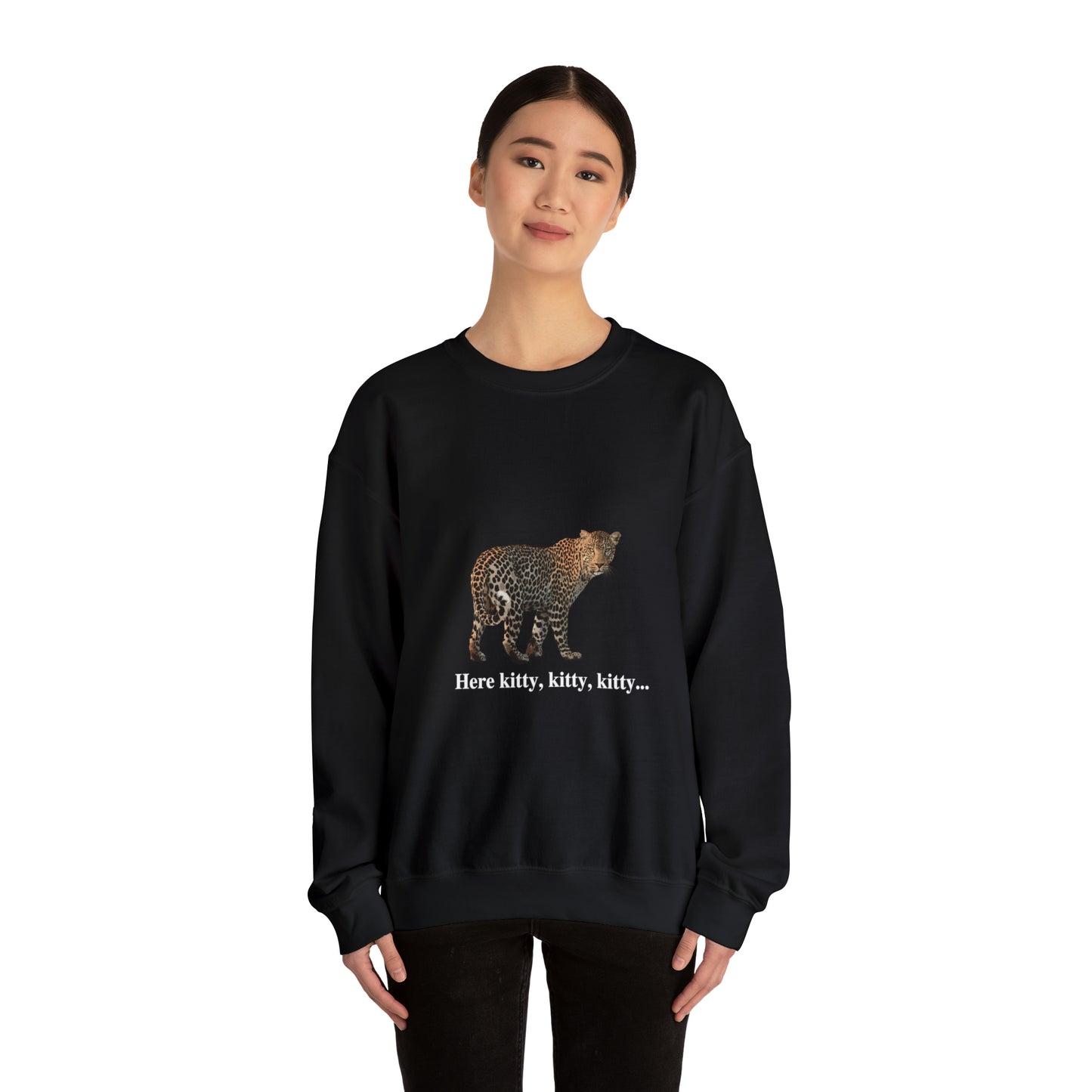 Unisex Leopard Big Cats Crewneck Sweatshirt