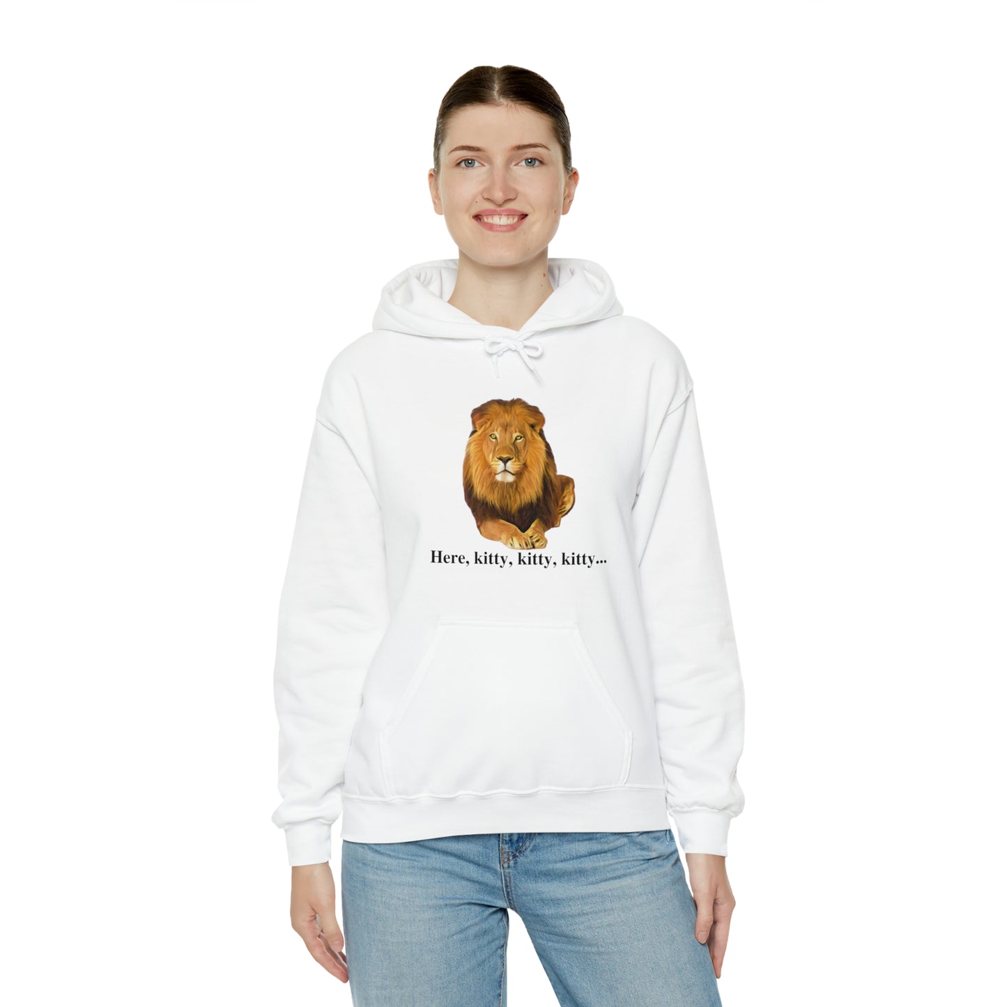 Unisex Lion Big Cats Hooded Sweatshirt