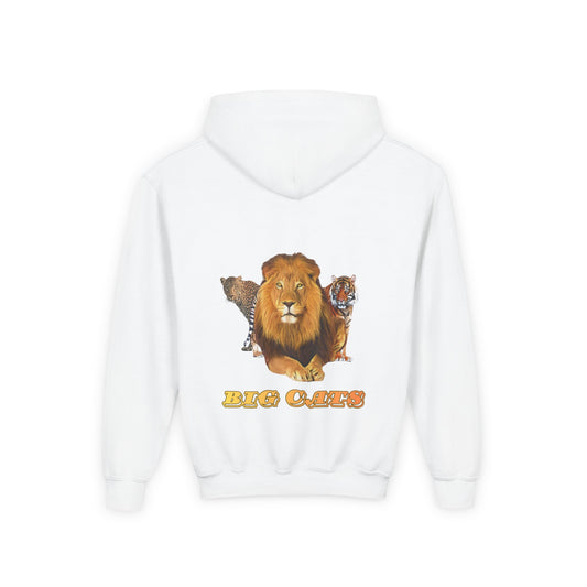 Youth Big Cats Lion Hooded Sweatshirt