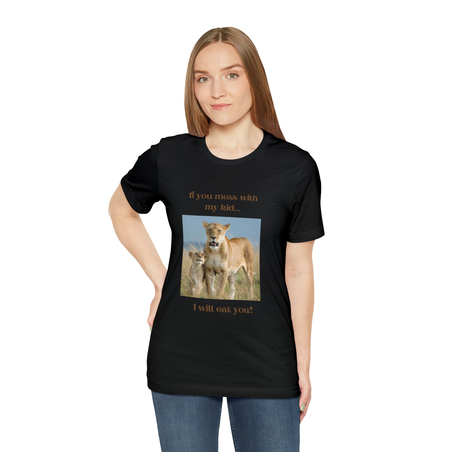 Womens' Lioness and Cub Short Sleeve Tee