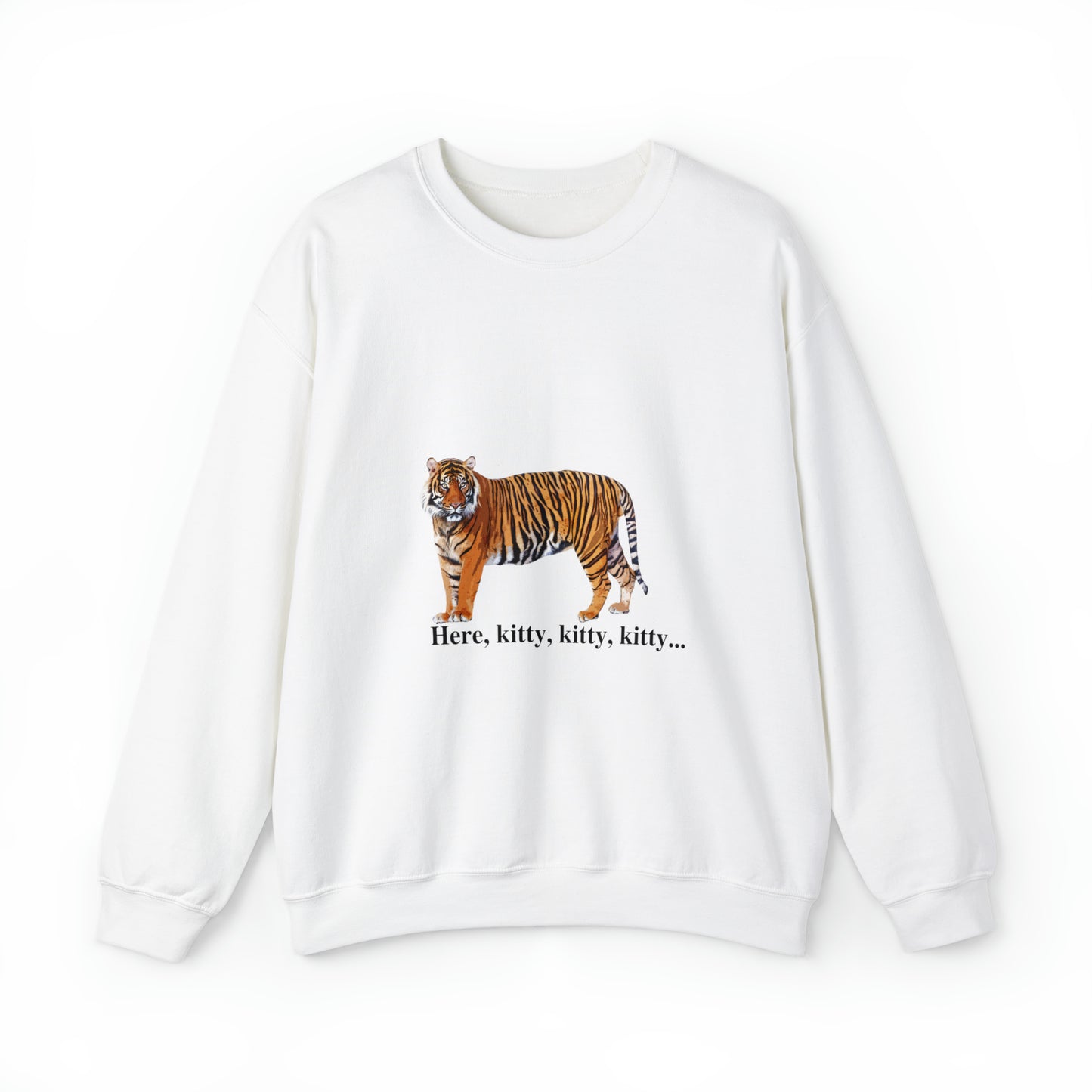 Unisex Tiger Big Cats Crewneck Sweatshirt