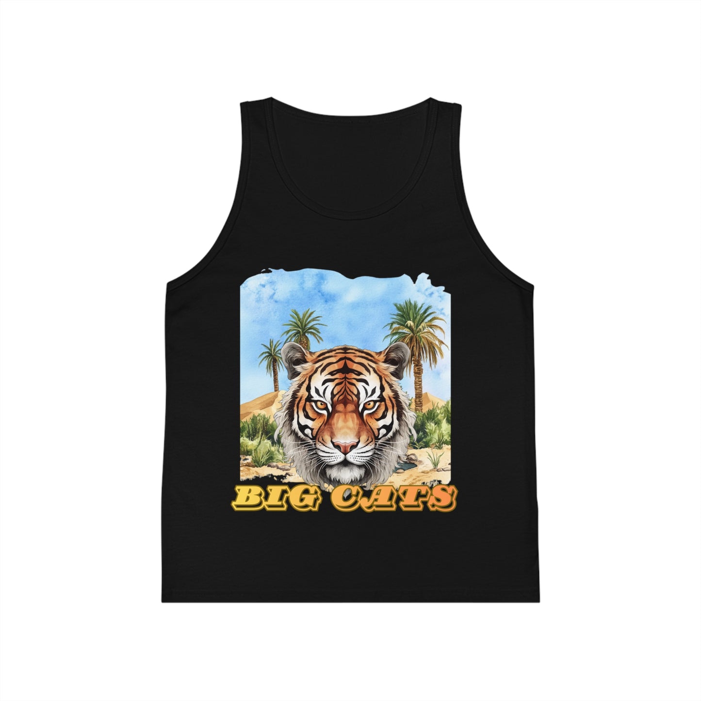 Boy's Big Cats Tiger Tank Top