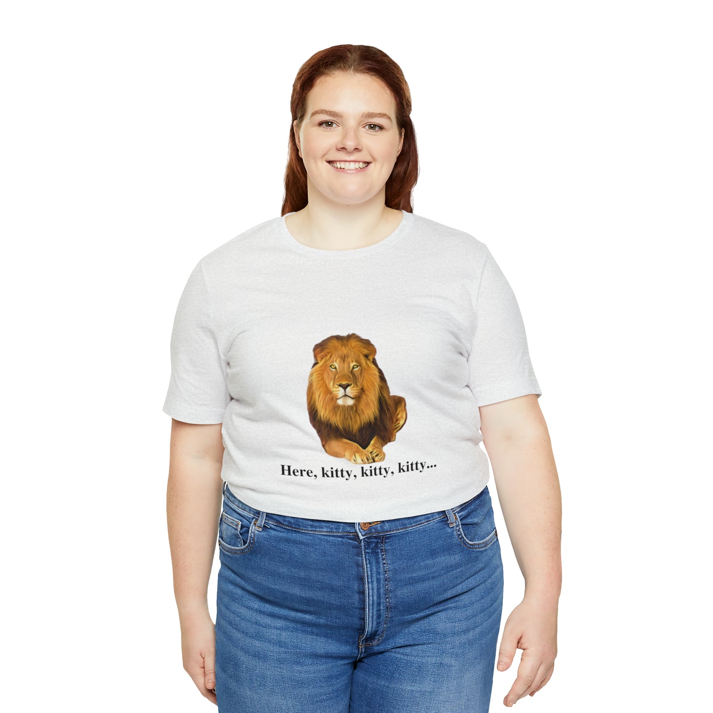 Unisex Lion Big Cats Short Sleeve Tee