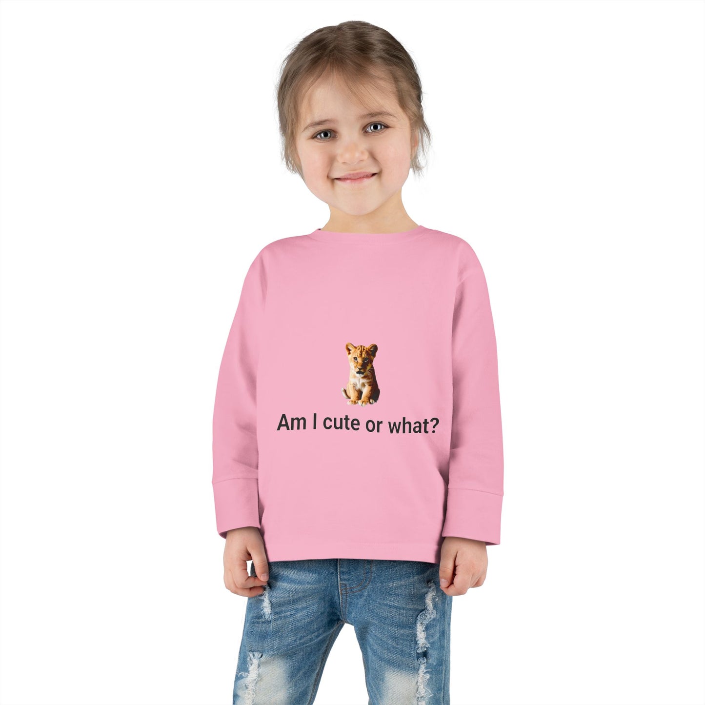 Toddler Little Cats Lion Cub Long Sleeve Tee