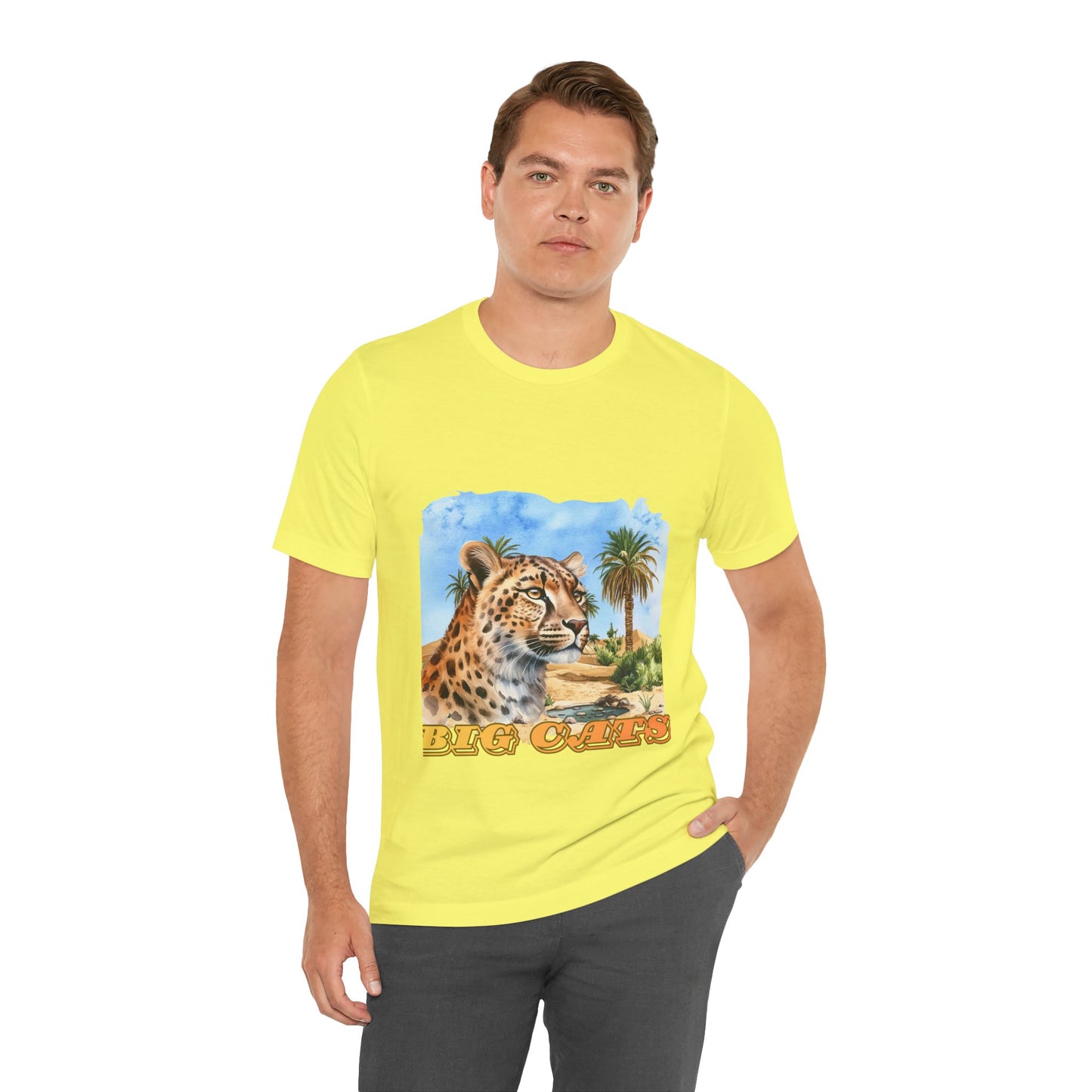 Cheetah Graphic Tee – 'Big Cats' Vintage Safari T-Shirt