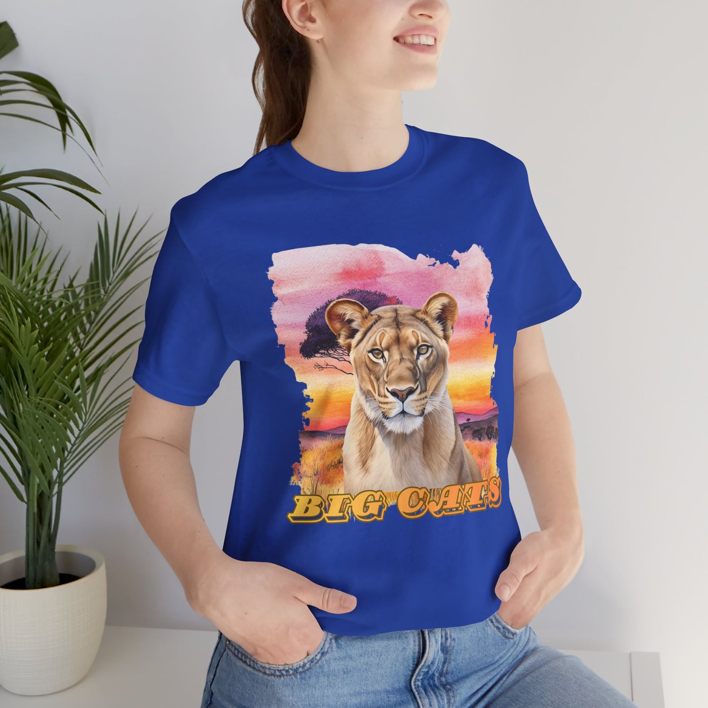 Women's Lioness Big Cats Short Sleeve Tee