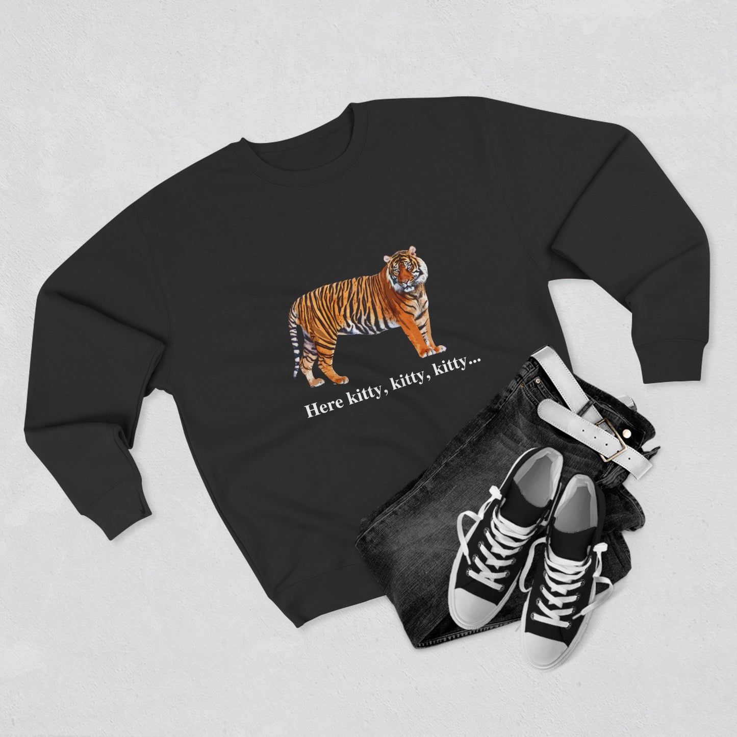 Unisex Premium Tiger Big Cats Crewneck Sweatshirt