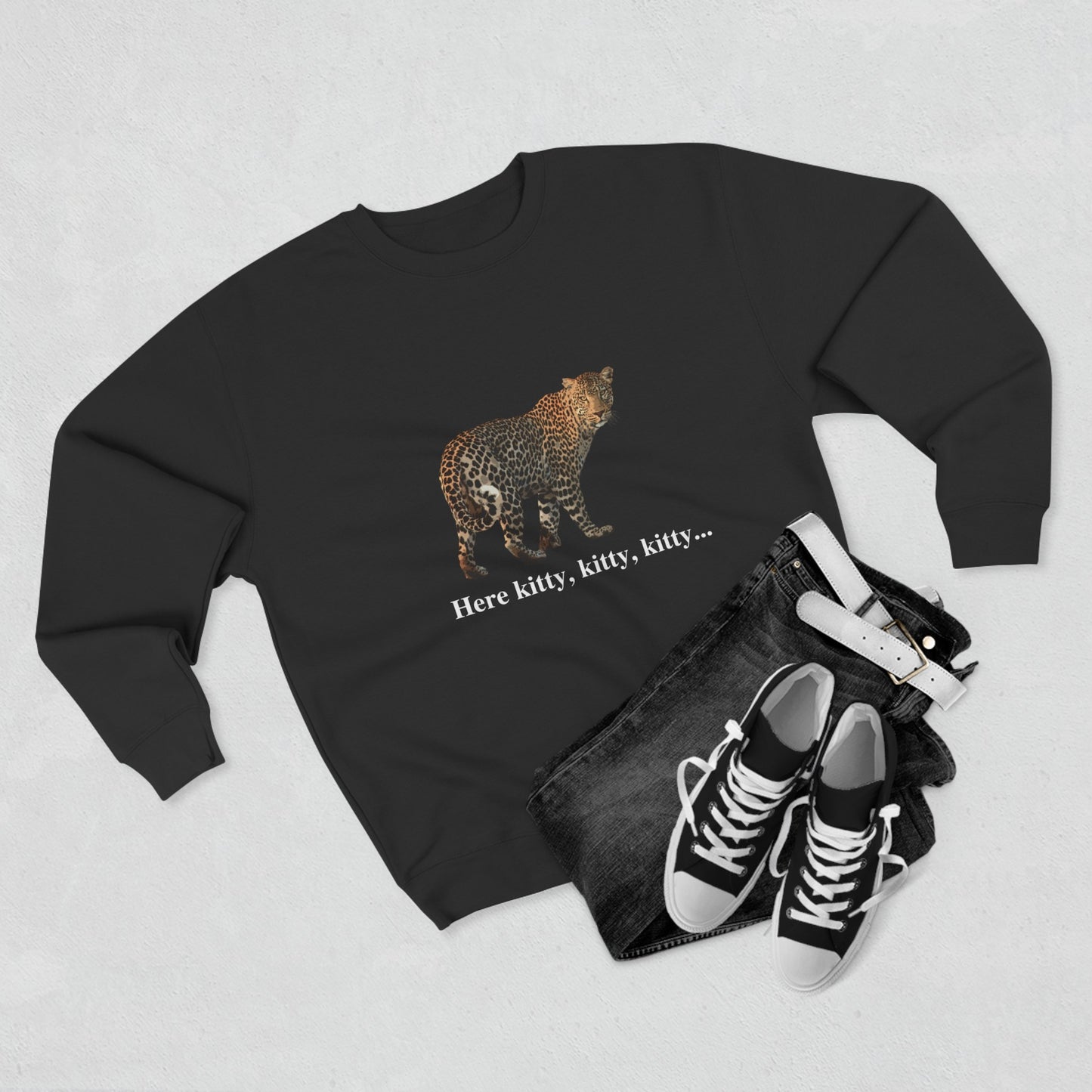 Unisex Premium Leopard Big Cats Crewneck Sweatshirt