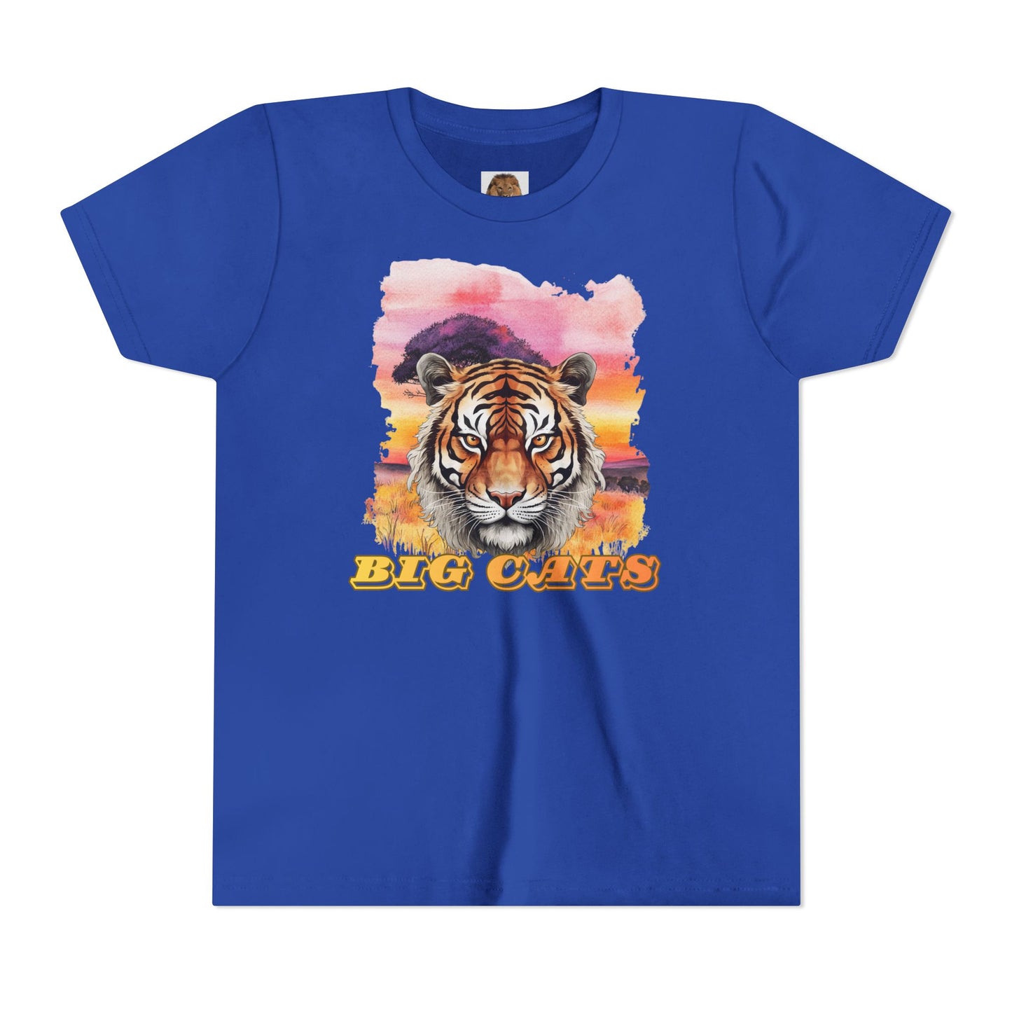 Girl's Tiger Big Cats Short Sleeve Tee