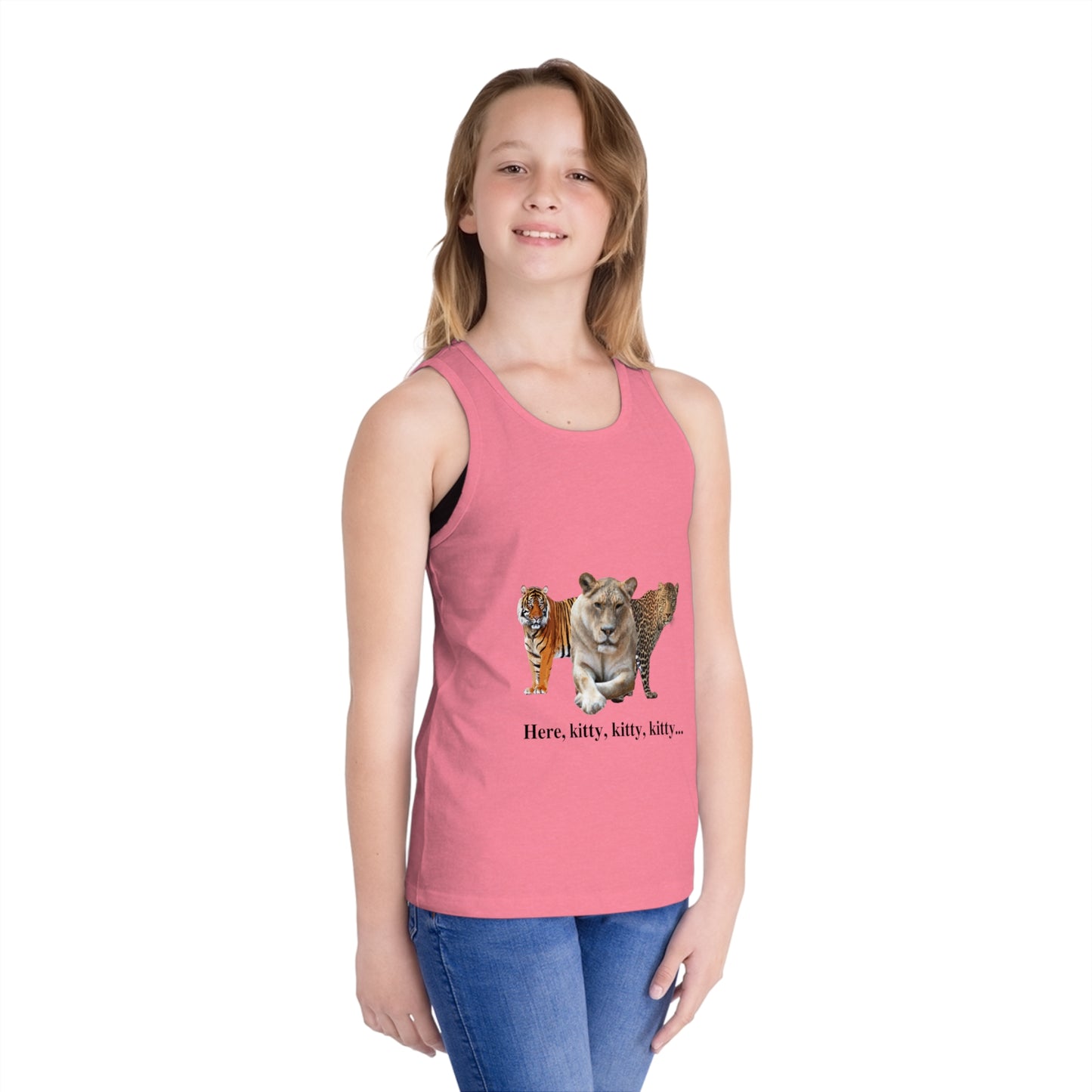 Kid's Big Cats Lioness Jersey Tank Top