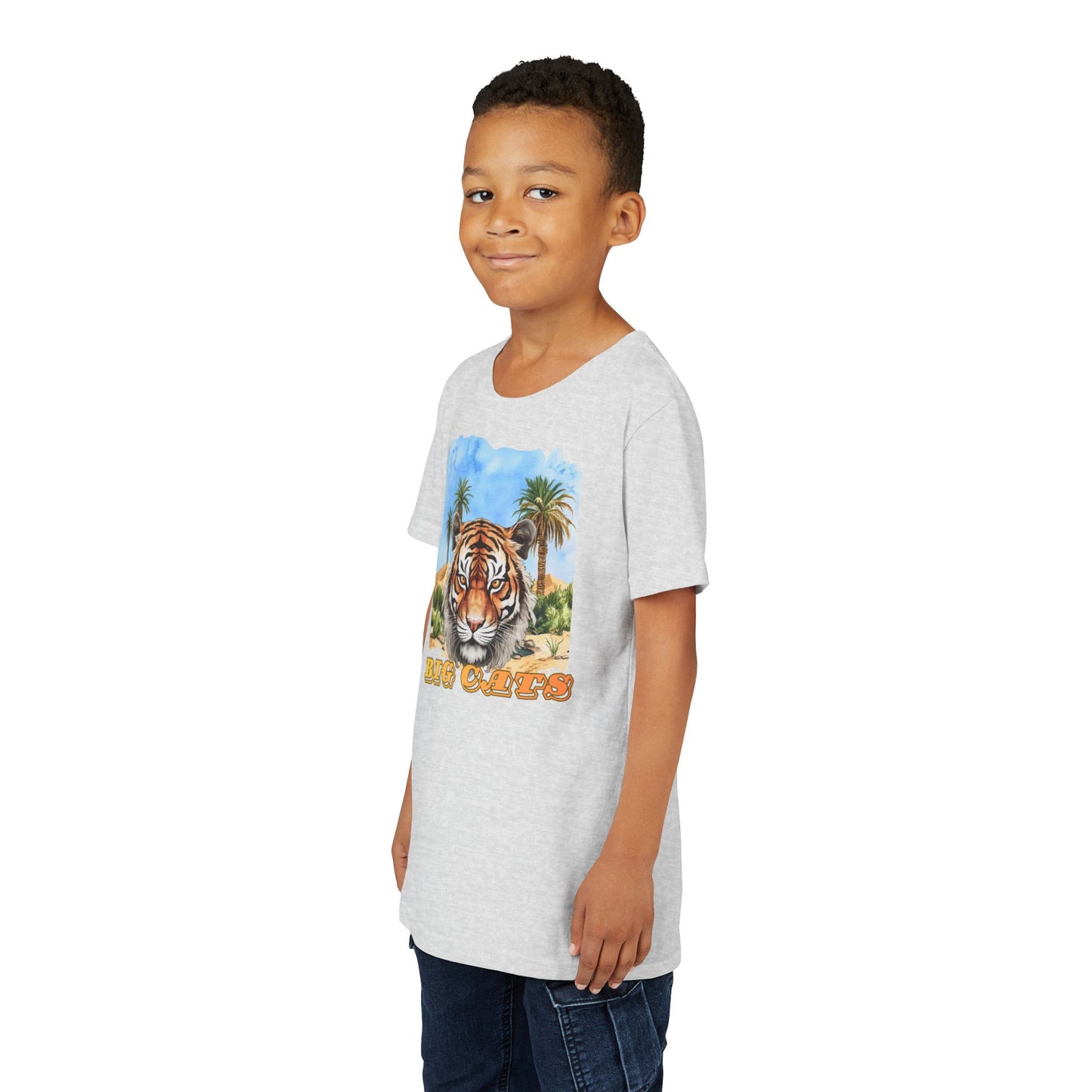 Boy's Big Cats Tiger Short Sleeve Tee