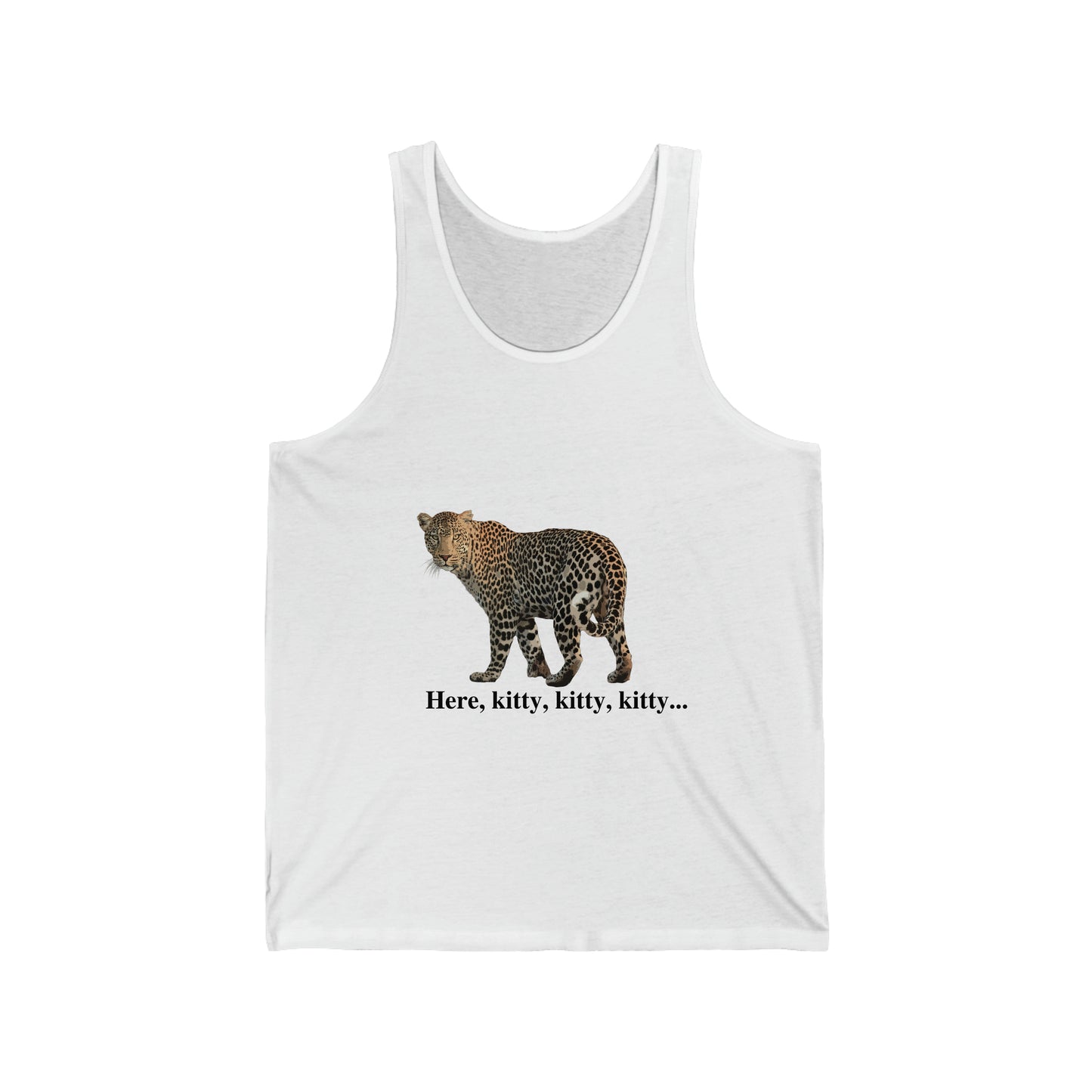 Unisex Leopard Big Cats Jersey Tank