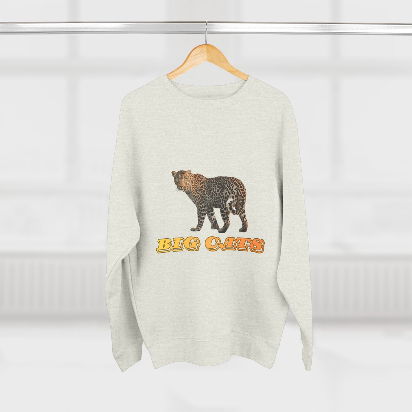 Unisex Premium Leopard Big Cats Crewneck Sweatshirt