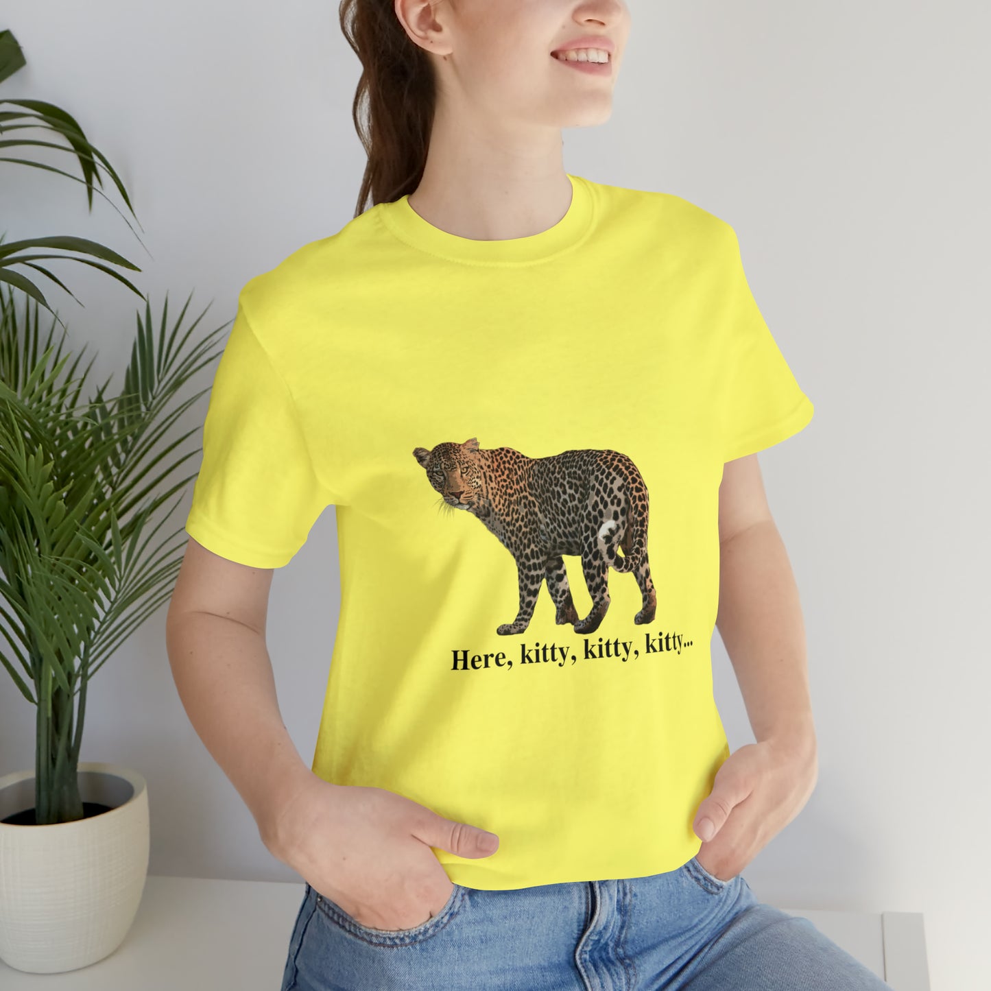 Unisex Leopard BigCats Short Sleeve Tee