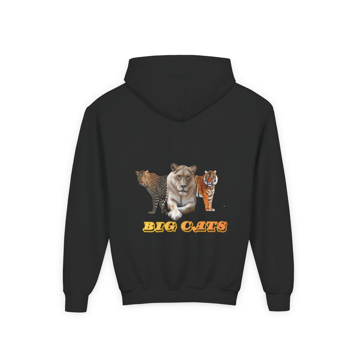 Youth Big Cats Lioness Hooded Sweatshirt