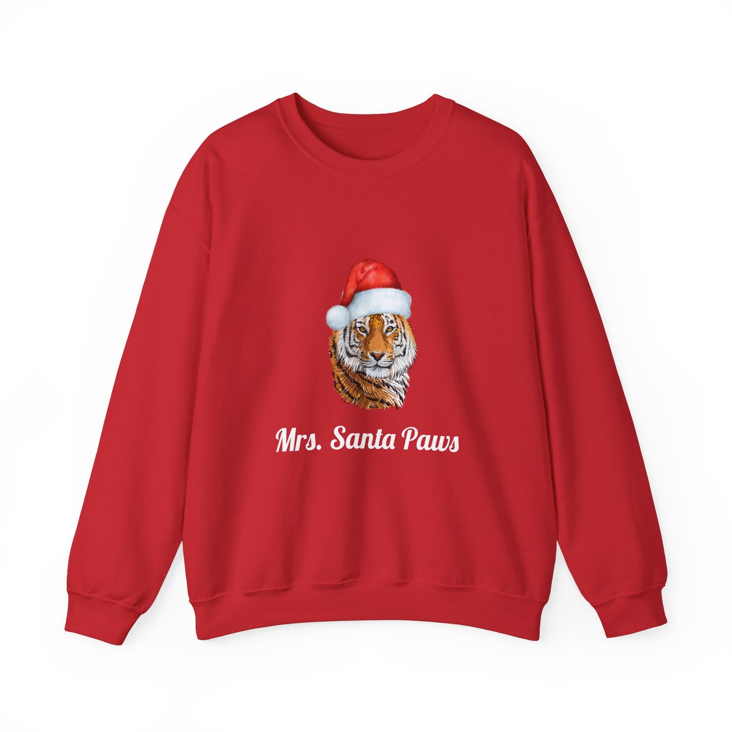 Tiger Mrs. Santa Crewneck Sweatshirt