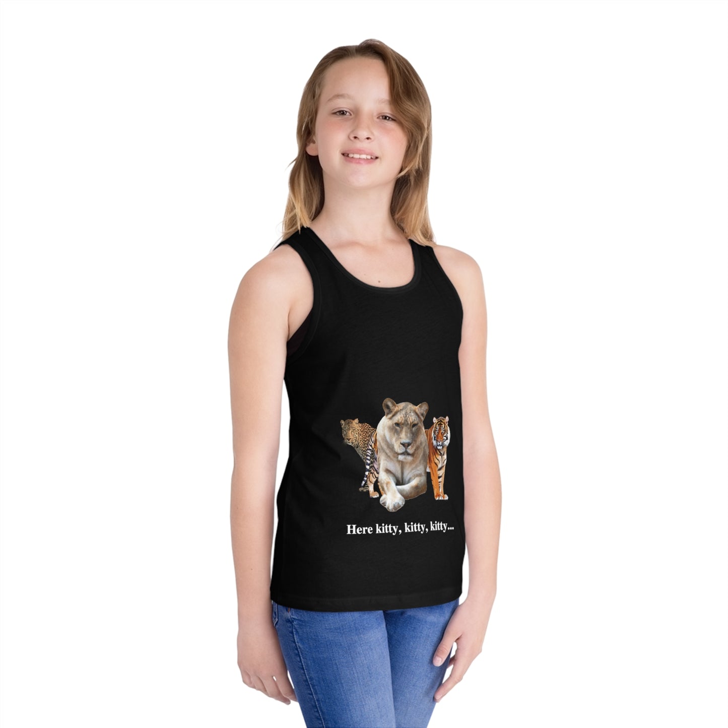 Kid's Big Cats Lioness Jersey Tank Top