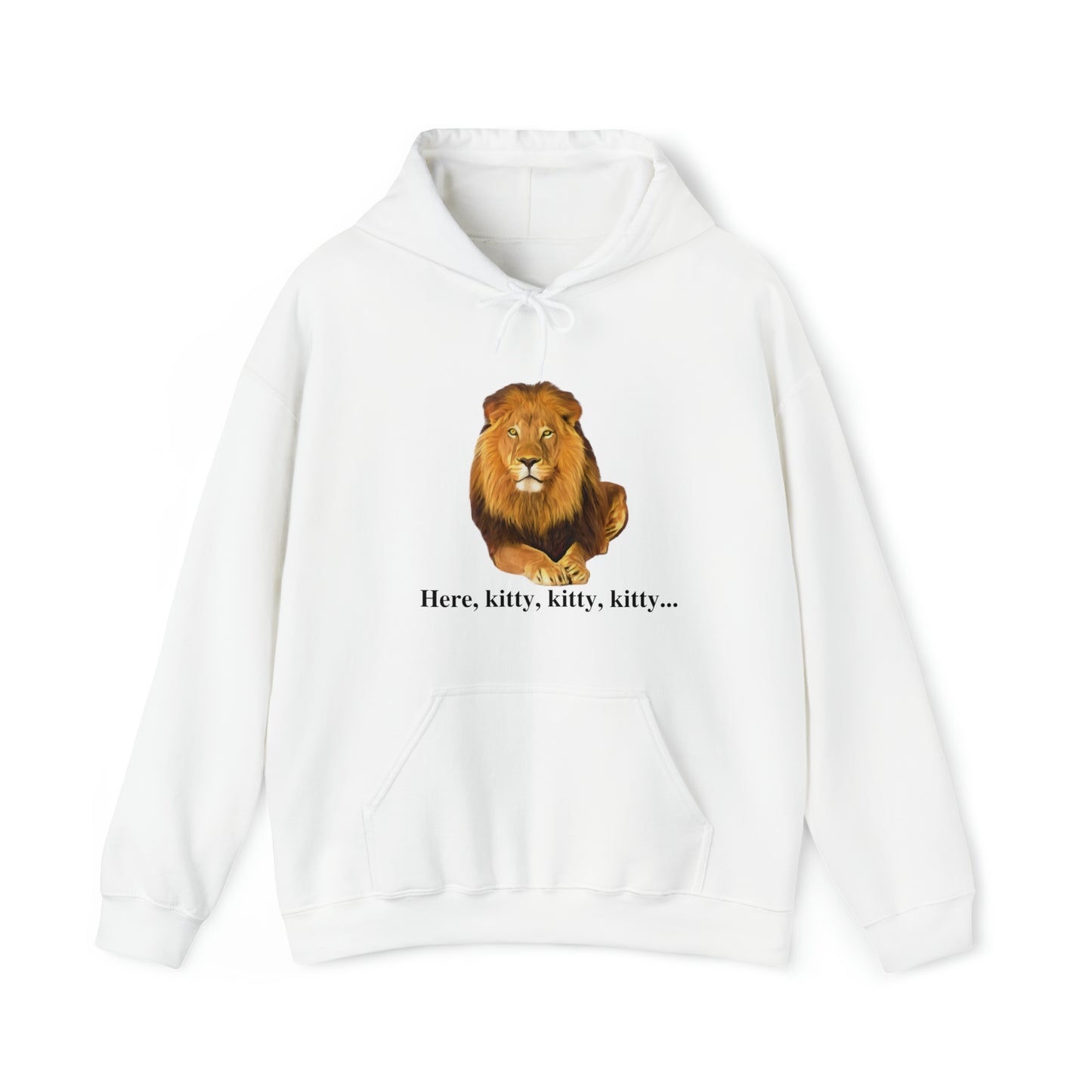 Unisex Lion Big Cats Hooded Sweatshirt