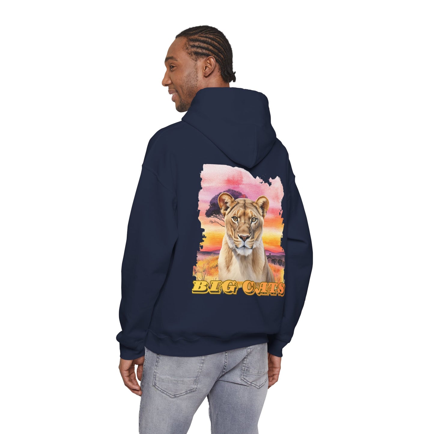 Big Cats Lioness Hooded Sweatshirt