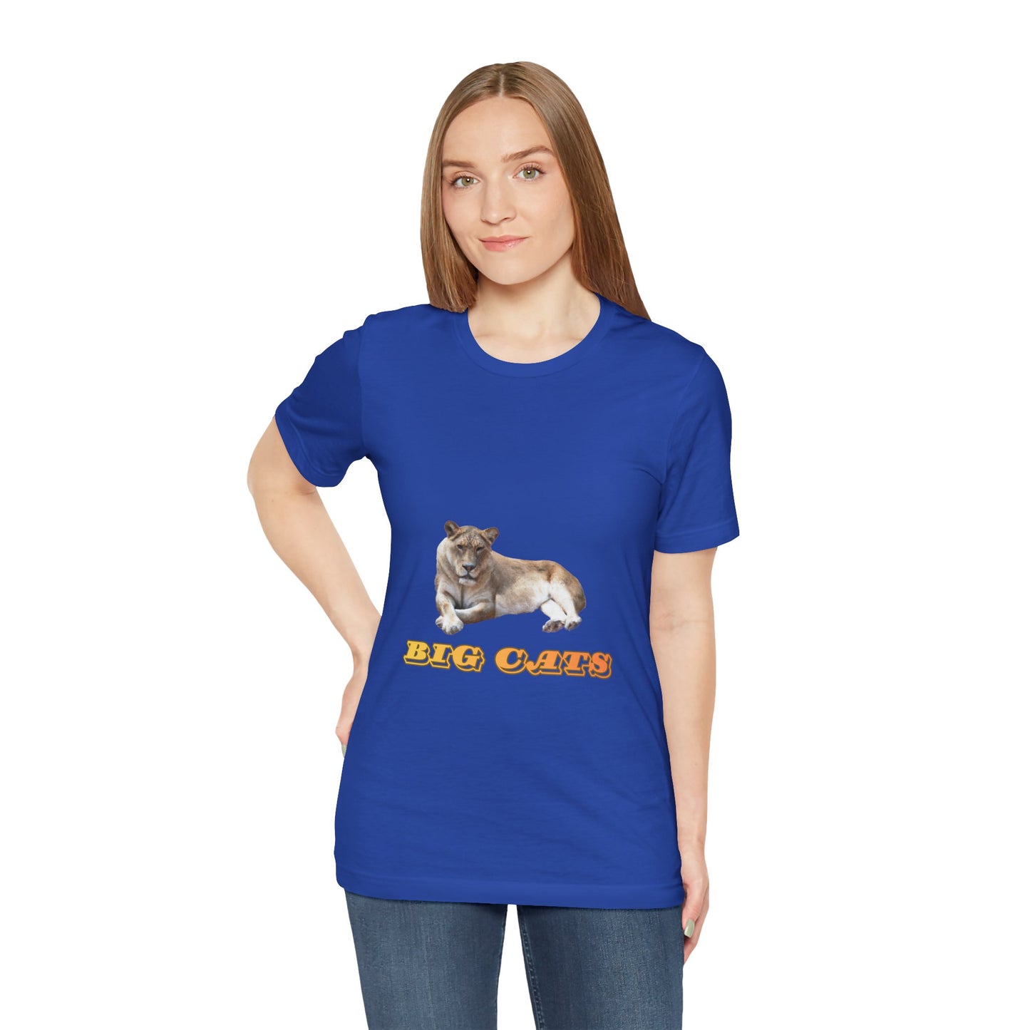 Unisex Lioness Big Cats Short Sleeve Tee