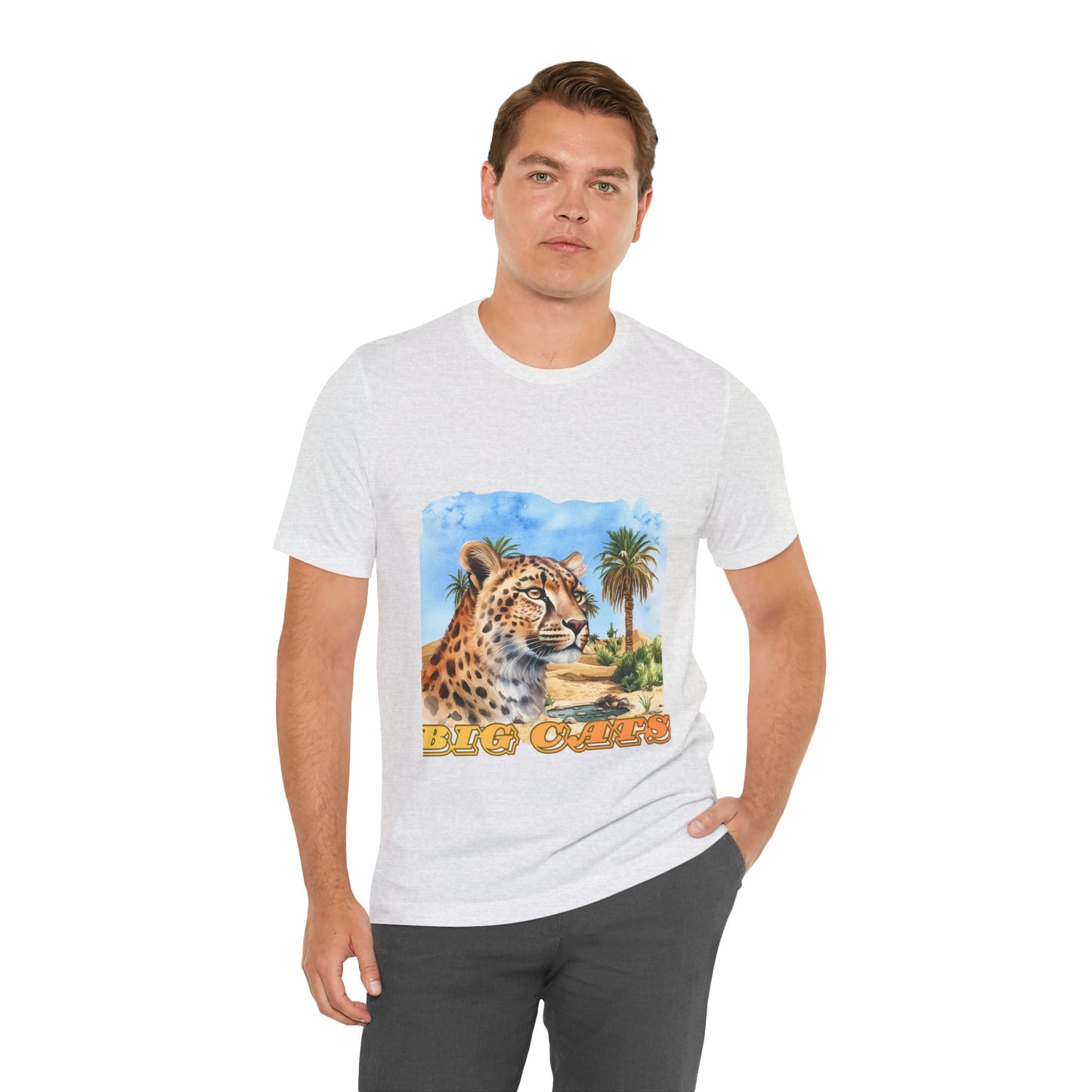 Cheetah Graphic Tee – 'Big Cats' Vintage Safari T-Shirt