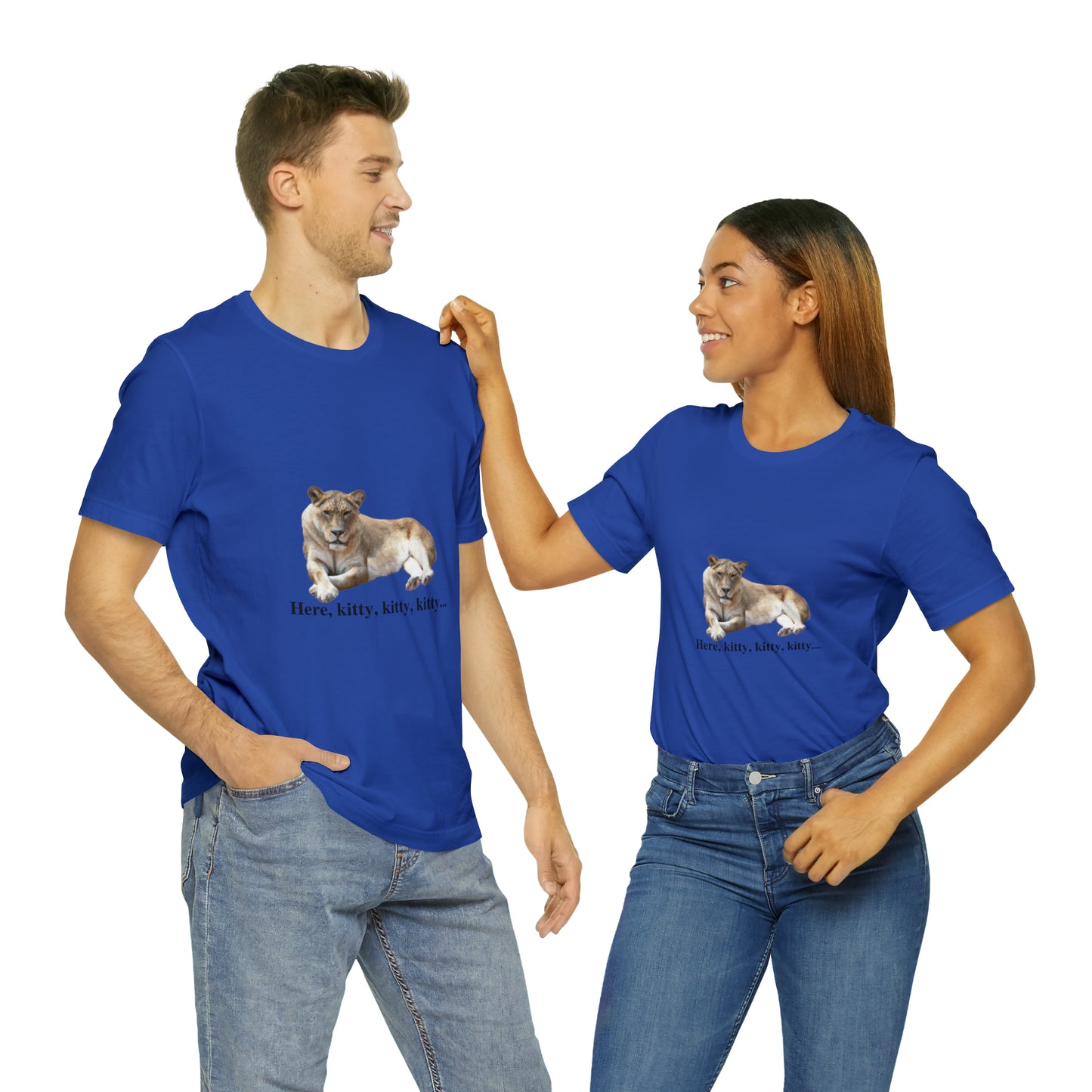 Unisex Lioness Big Cats Short Sleeve Tee