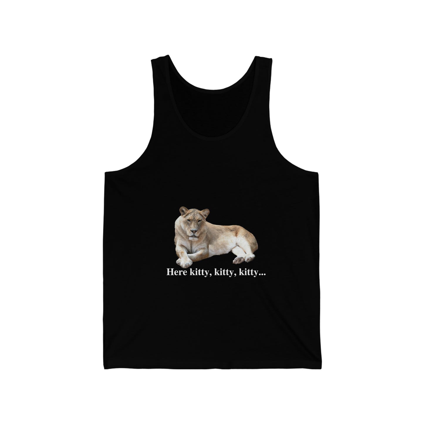 Unisex Lioness Big Cats Jersey Tank