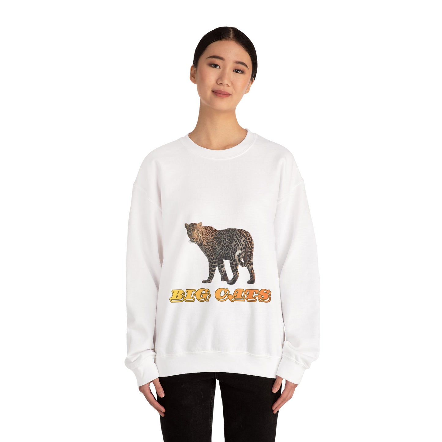 Unisex Leopard Big Cats Crewneck Sweatshirt