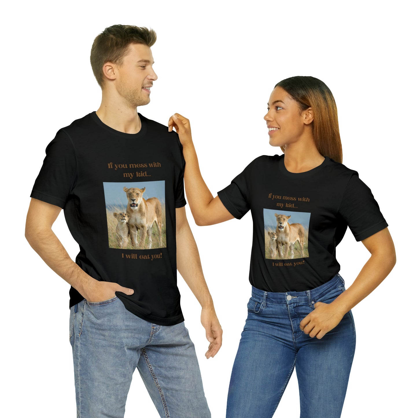 Womens' Lioness and Cub Short Sleeve Tee