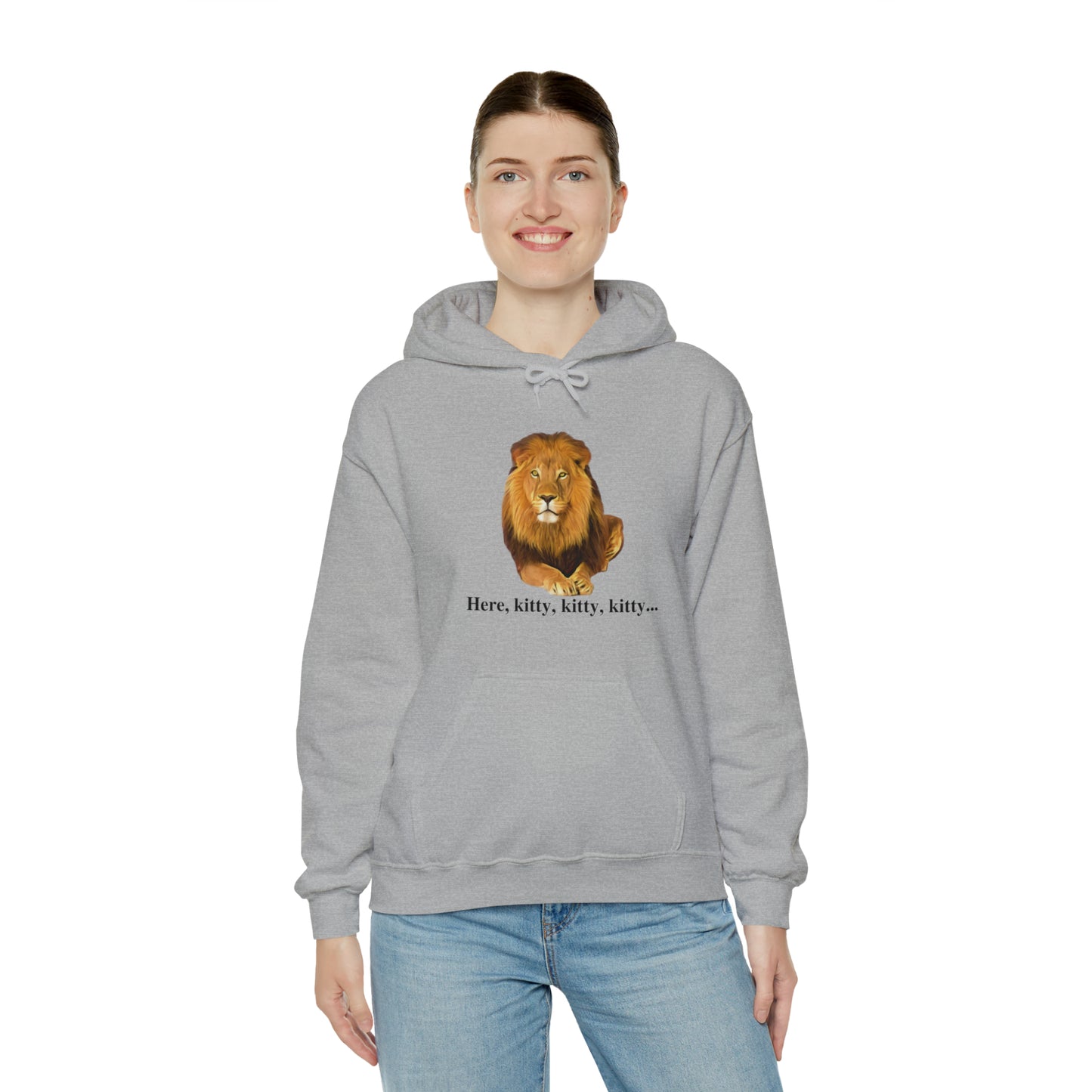 Unisex Lion Big Cats Hooded Sweatshirt