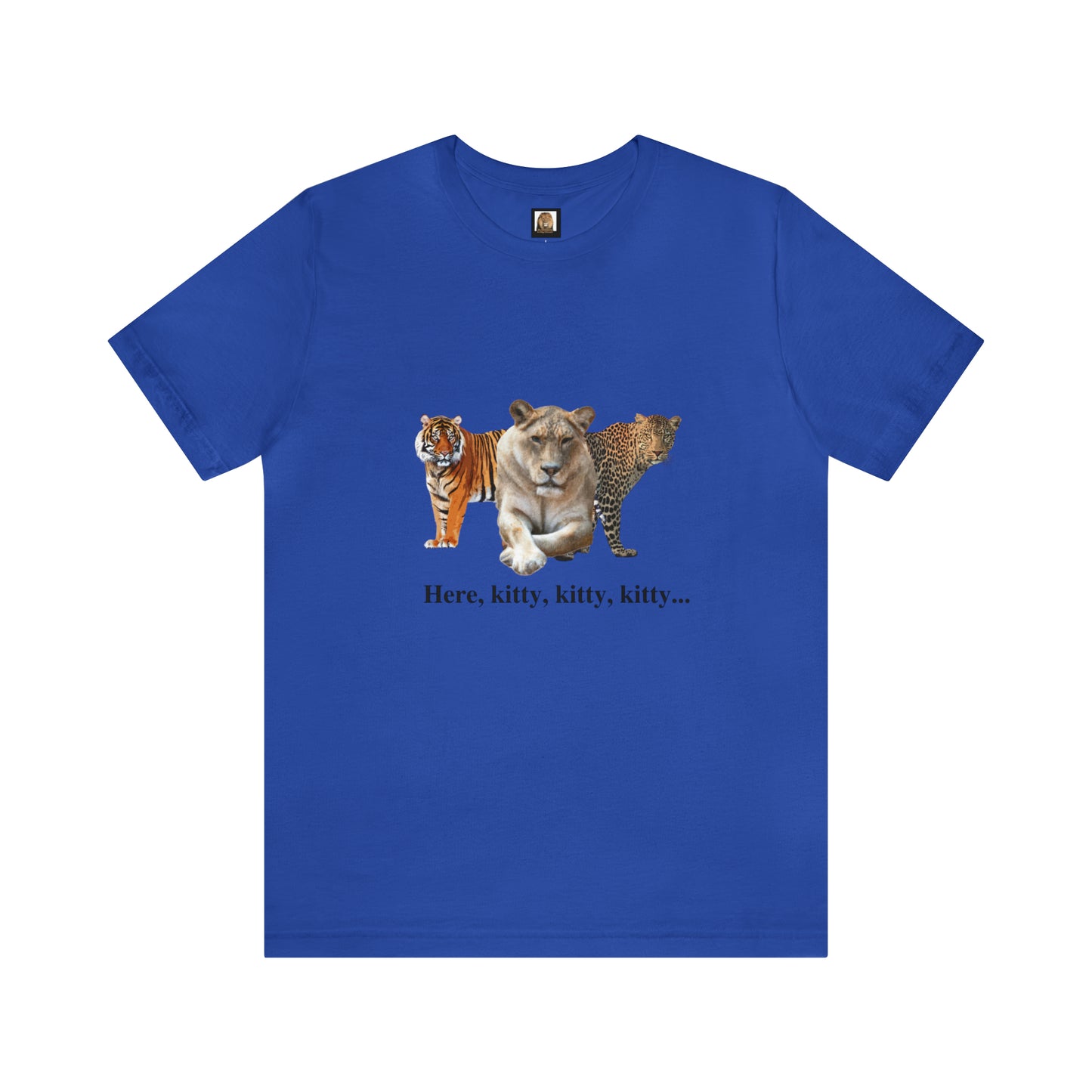 Unisex Big Cats Lioness Short Sleeve Tee