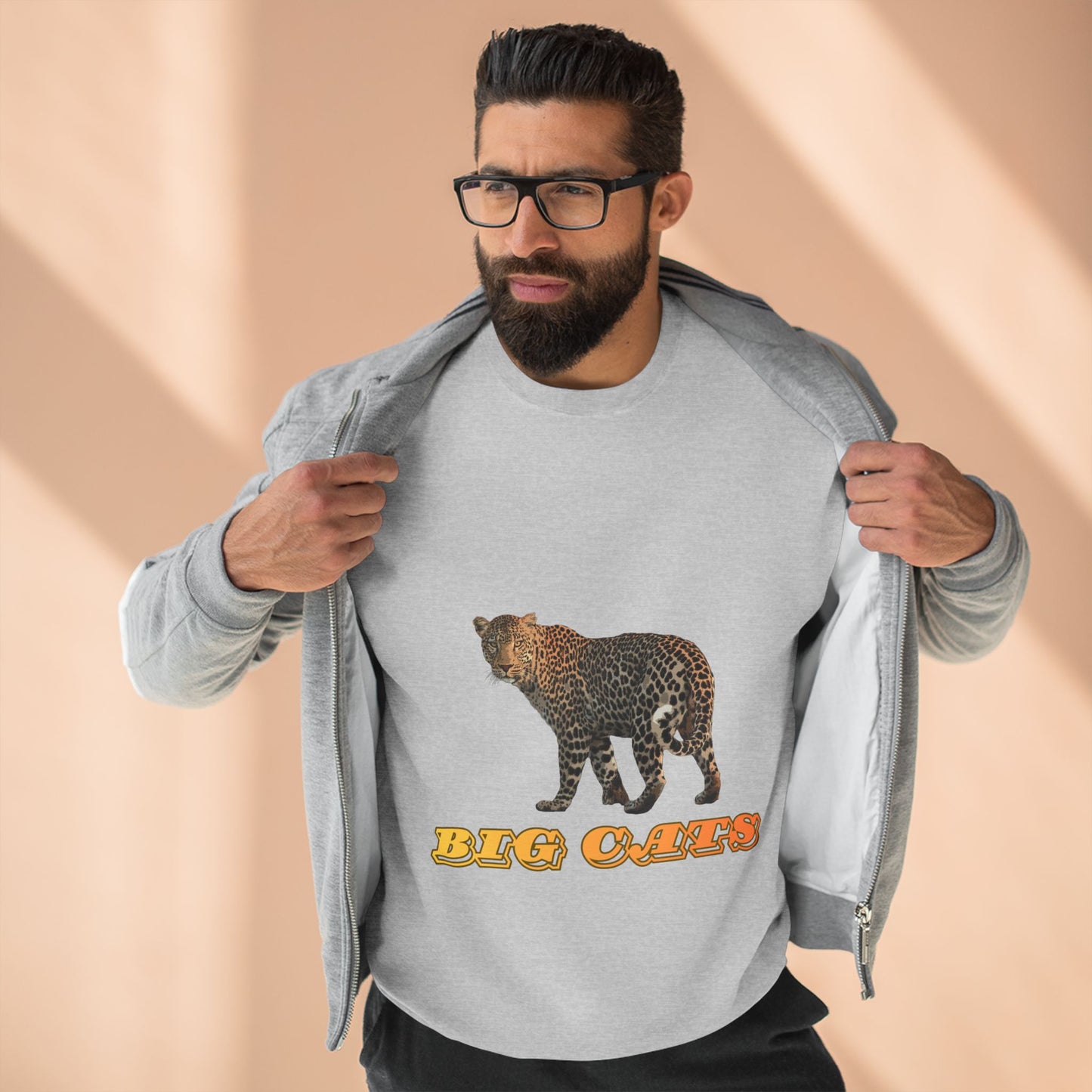 Unisex Premium Leopard Big Cats Crewneck Sweatshirt