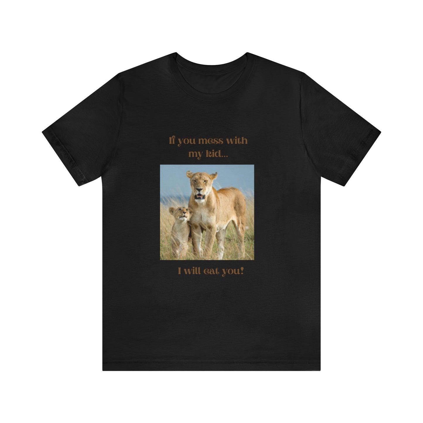 Womens' Lioness and Cub Short Sleeve Tee