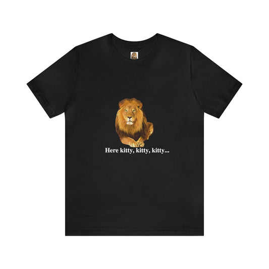 Unisex Lion Big Cats Short Sleeve Tee