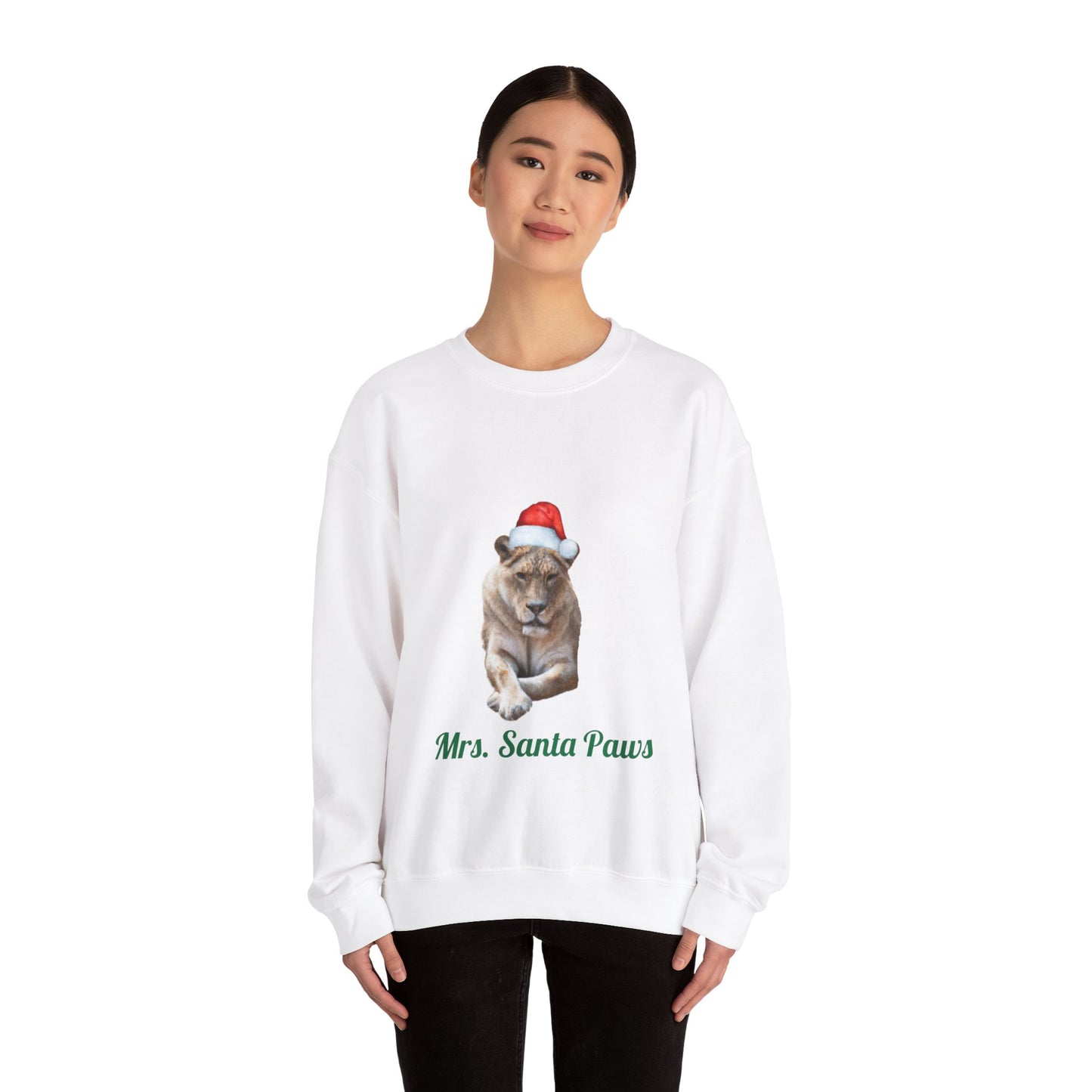 Mrs. Santa Paws Womens' Crewneck Sweatshirt