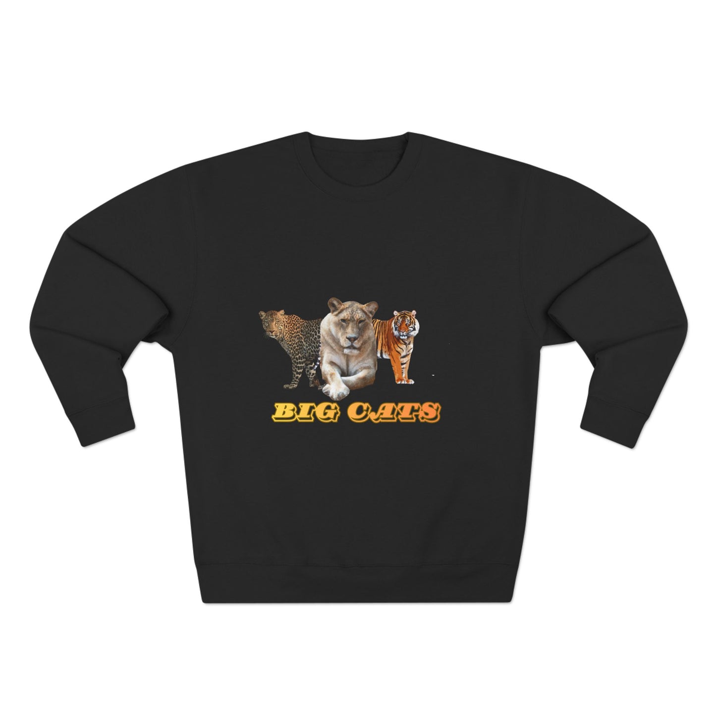 Unisex Premium Big Cats Lioness Crewneck Sweatshirt