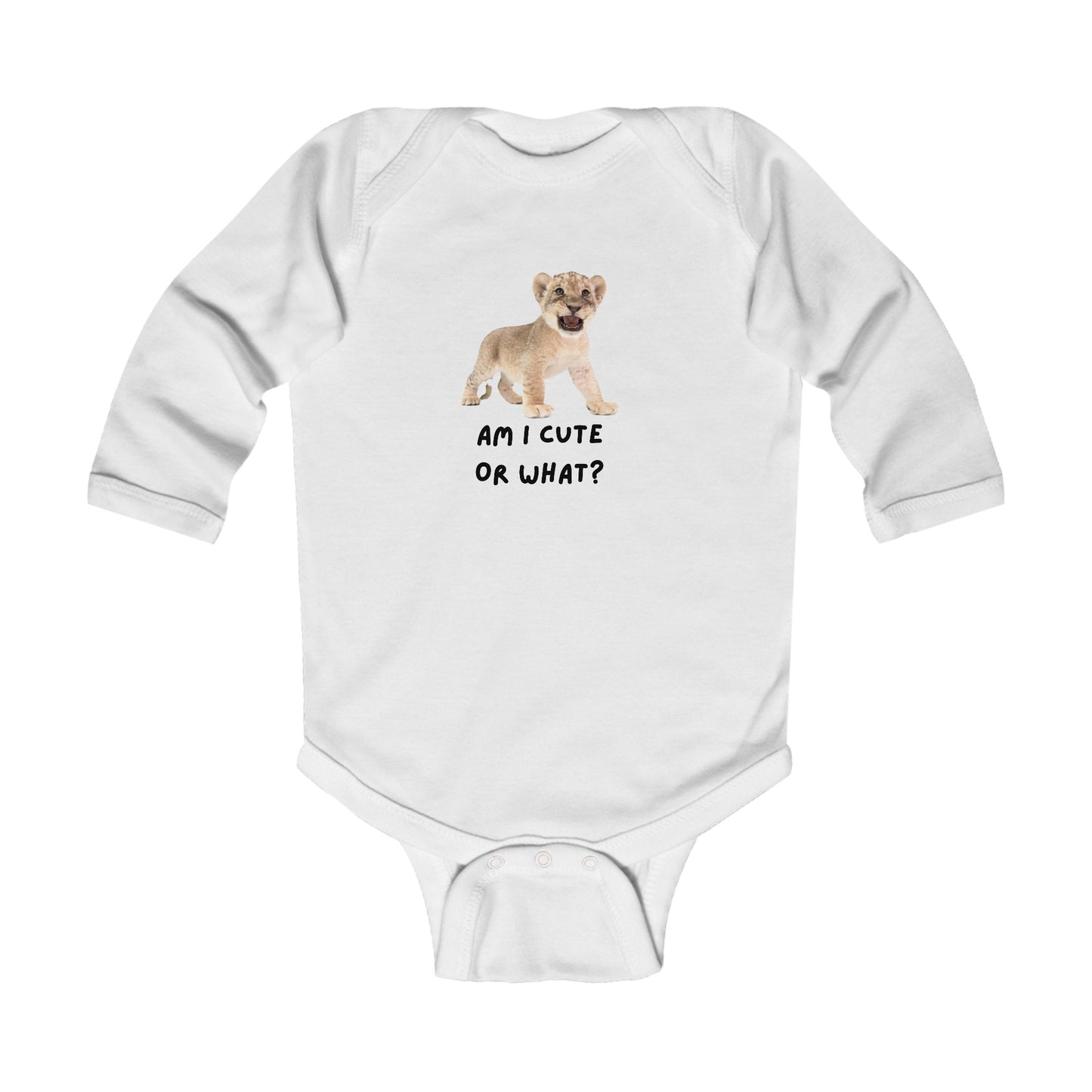 Infant Lion Cub Long Sleeve Bodysuit