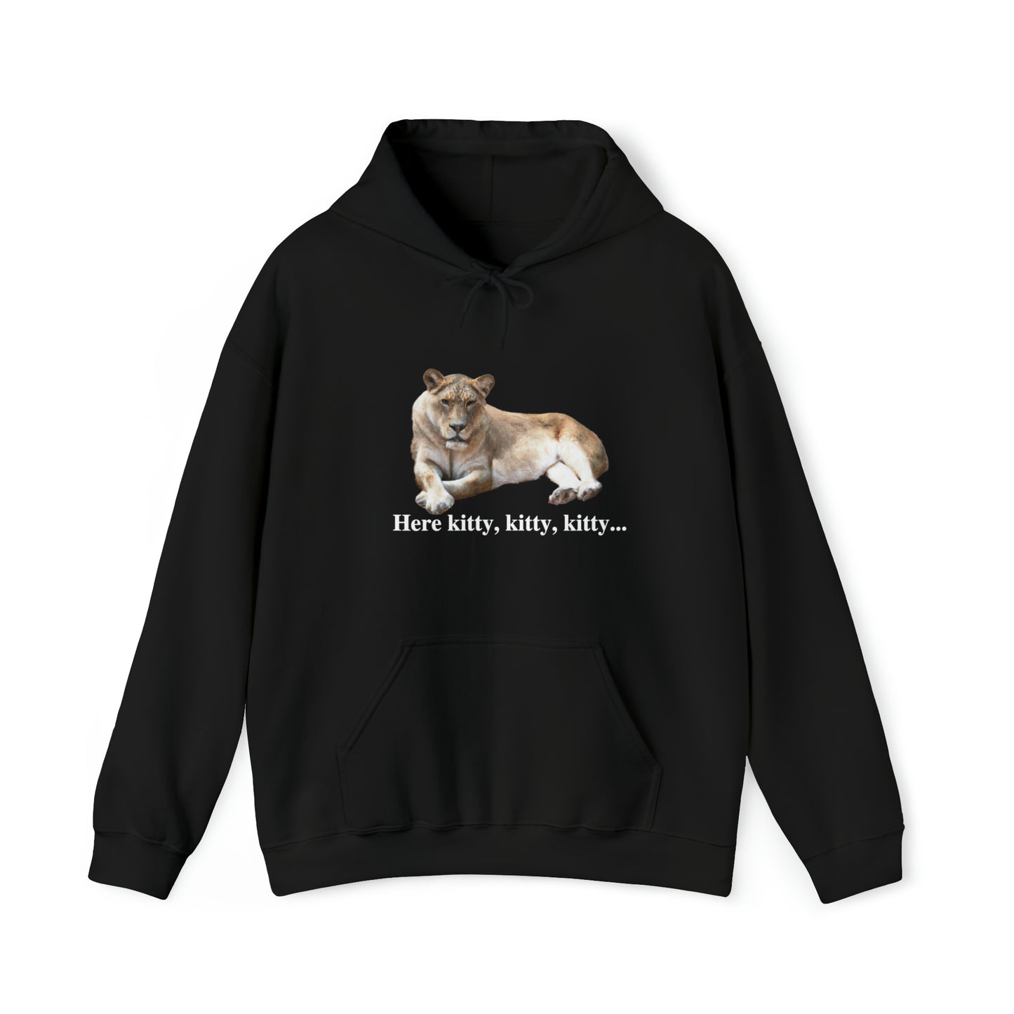 Unisex Lioness Big Cats Hooded Sweatshirt