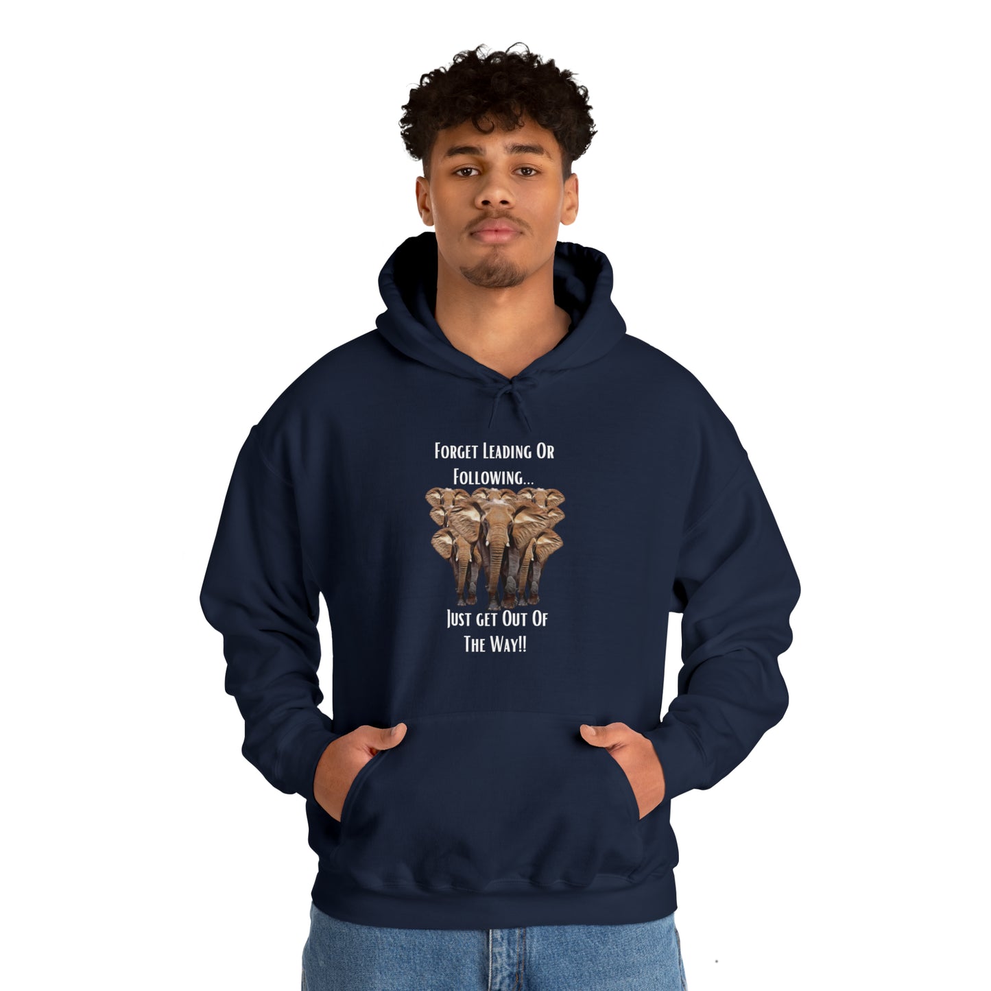 Unisex Elephant Hooded Sweatshirt