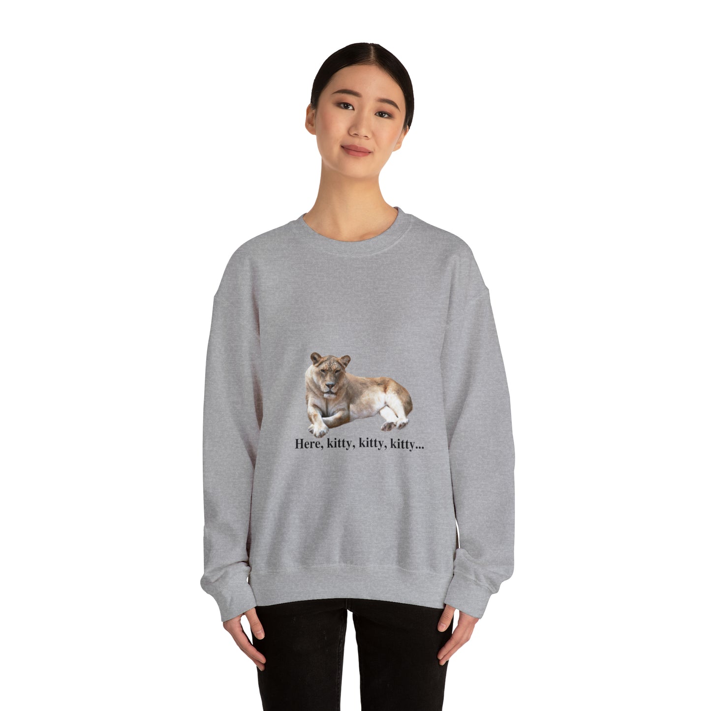 Unisex Lioness Big Cats Crewneck Sweatshirt