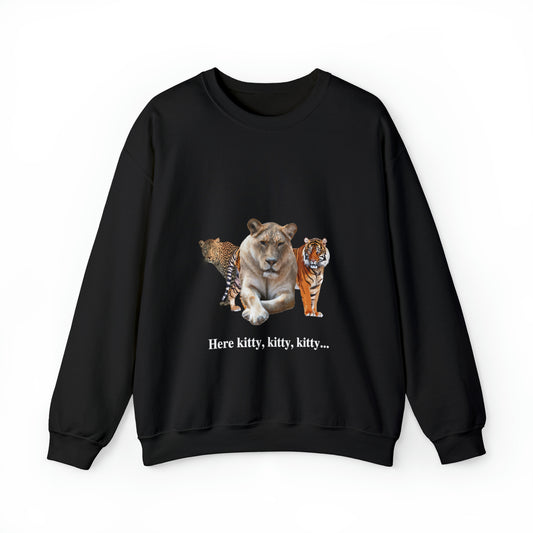 Unisex Big Cats Lioness Crewneck Sweatshirt