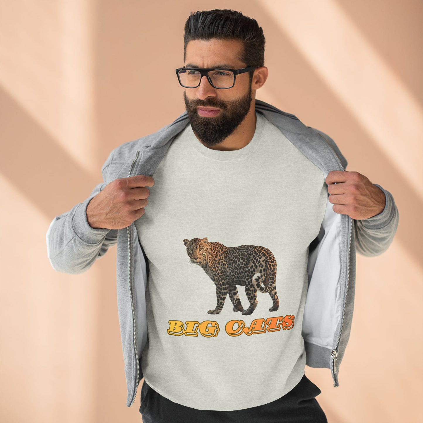 Unisex Premium Leopard Big Cats Crewneck Sweatshirt