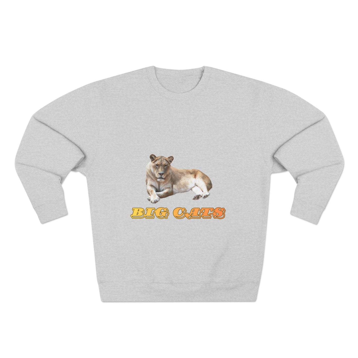 Unisex Premium Lioness Big Cats Crewneck Sweatshirt